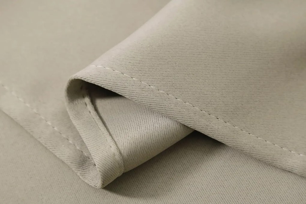 Draperie OXFORD 140x250 cm, bej deschis Agatat: Inele metalice