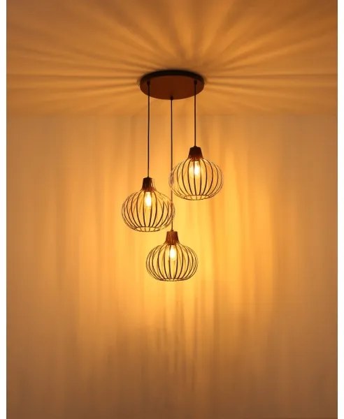 Globo 33379311 - Lustră pe cablu MATEO 3xE27/40W/230V