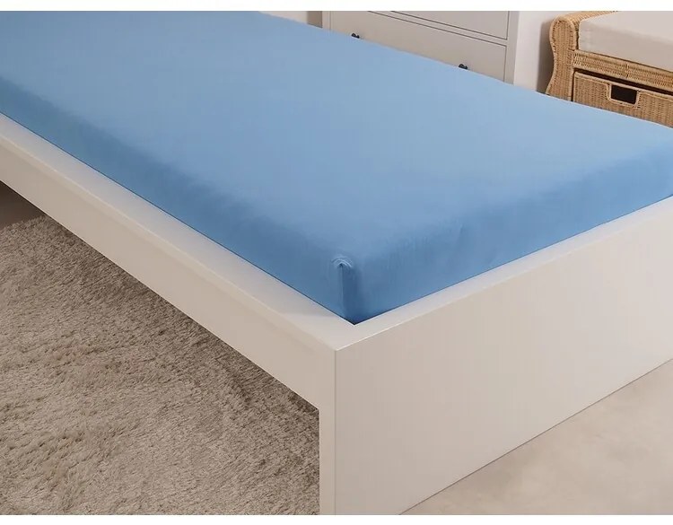 Cearșaf de pat 4Home jersey Ideal sky blue , 140 x 200 cm, 140 x 200 cm