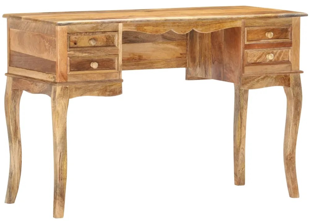 286307 vidaXL Birou, 115 x 45 x 75 cm, lemn masiv de mango