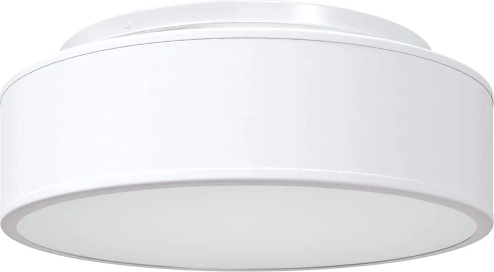 vidaXL Lampă de tavă Alb 38 x 38 x 13,5 cm țesătură