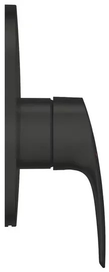 Baterie dus incastrata Grohe Eurosmart negru mat fara corp ingropat