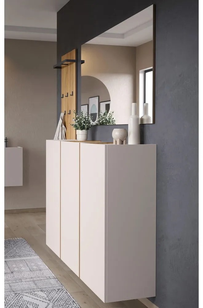 Cuier de perete în culoare naturală cu aspect de lemn de stejar 46 cm Libbiano – Germania