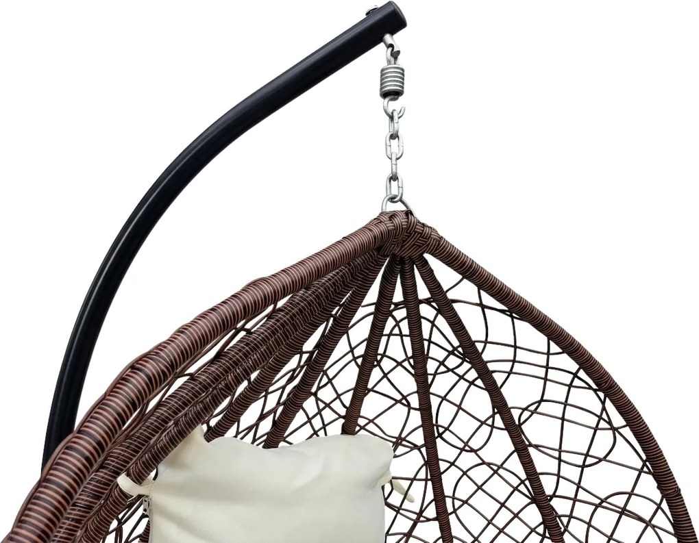 Scaun suspendat maro KOKON cu suport