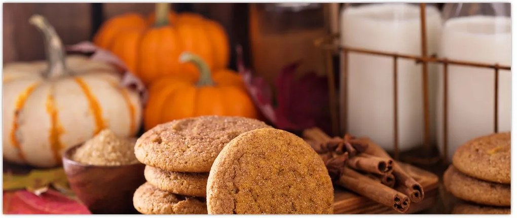 Tablou - Biscuiți de toamnă (120x50 cm)