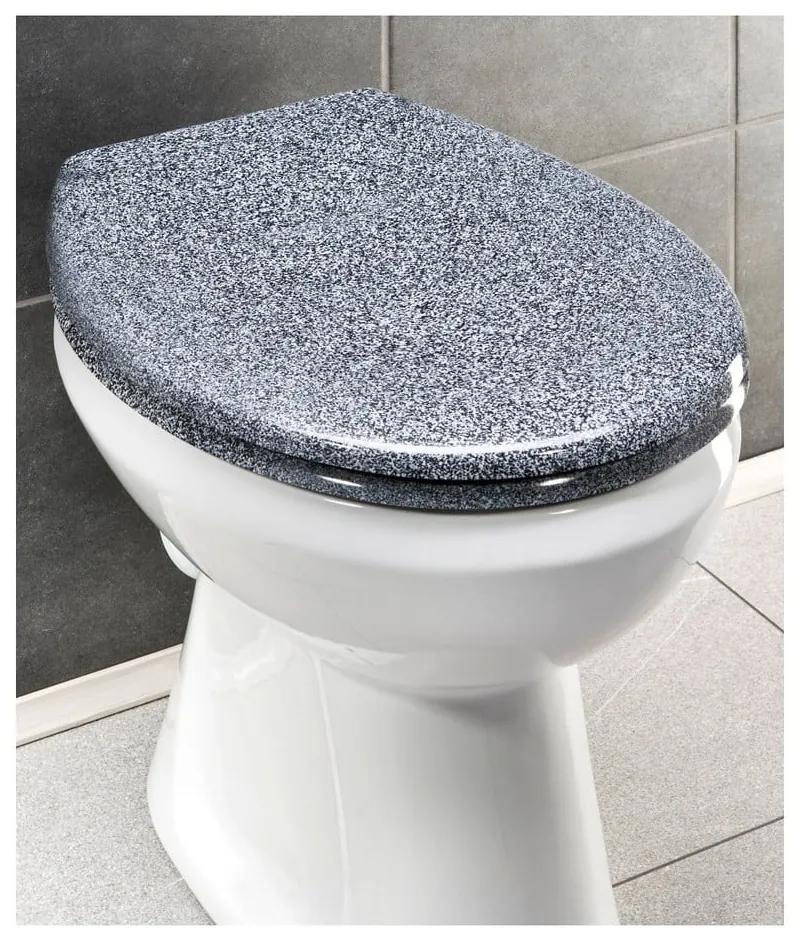Capac WC din granit Wenko Premium Ottana, 45,2 x 37,6 cm,