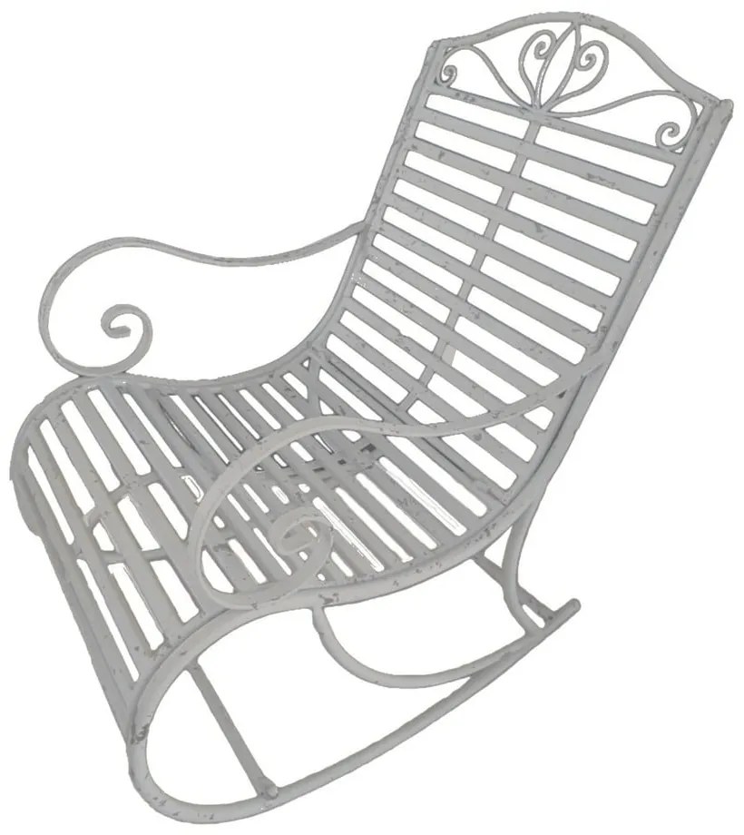 Fotoliu de grădină alb din metal Tambo - Garden Pleasure