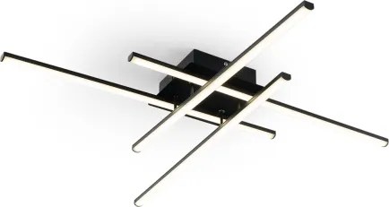 Brilagi - Plafonieră LED STRIPES LED/37W/230V neagră
