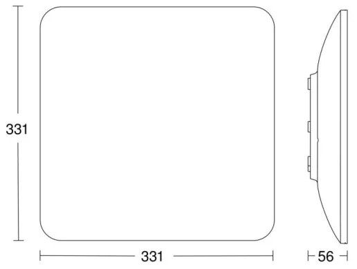 Plafonieră LED cu senzor RS PRO S30 Q SC 26W/230V 4000K Steinel 067519