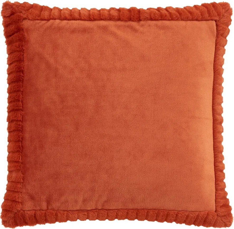Pernă decorativă din micropluș/cocolino 55x55 cm Velvet and Faux Fur – Catherine Lansfield