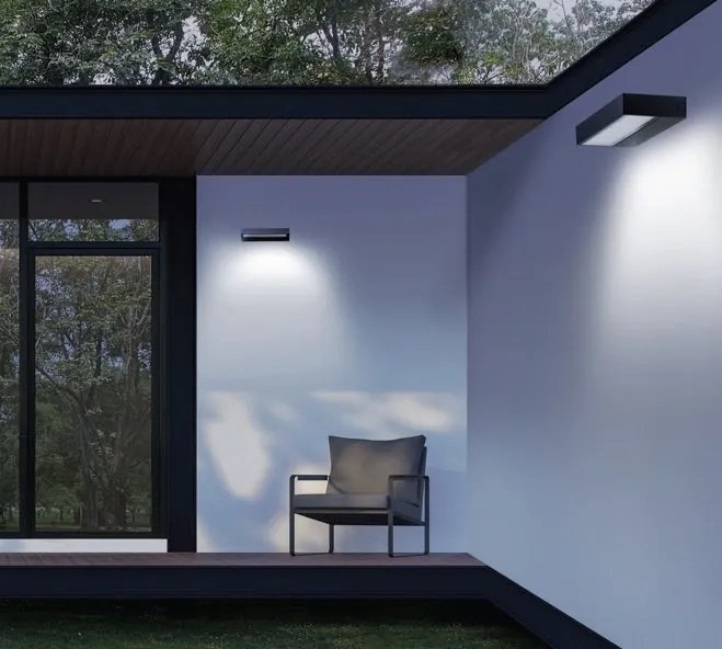 Aplica LED de exterior ambientala IP54 CASOLA NEGRU