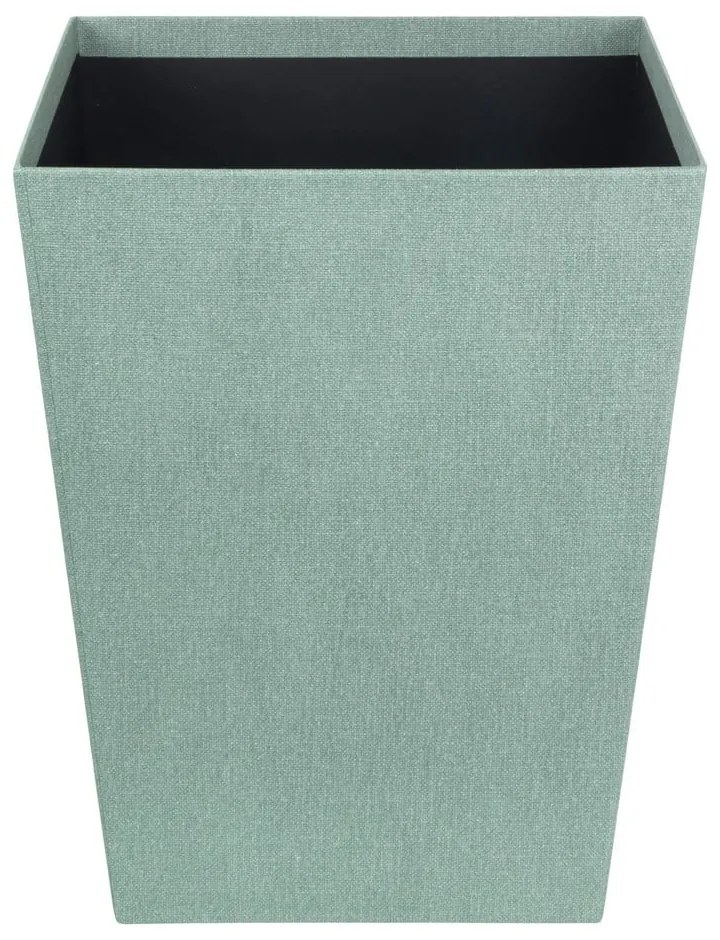 Coș de gunoi albastru-verde pentru birou Sofia Canvas Paper Laminate – Bigso