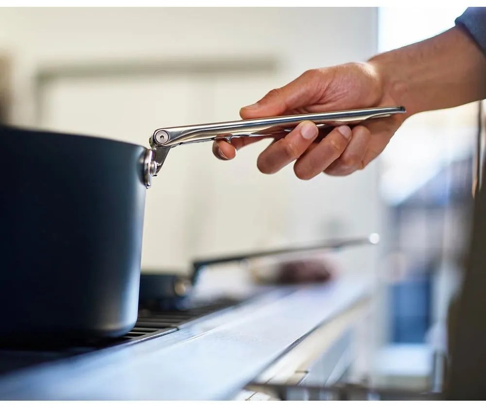 Oală cu capac/cu suprafață ceramică adecvată pentru plita cu inducție Space – Joseph Joseph