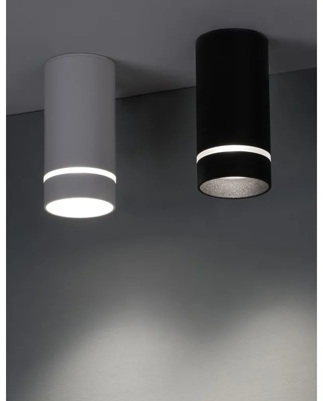 Spot aplicat tavan / plafon design modern ESCA negru