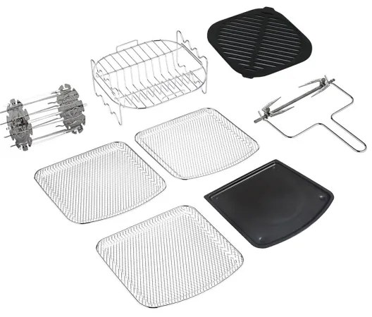 Friteuză cu aer cald digitală multifuncțională TESLA Electronics AirCook 11 l 2000W/230V