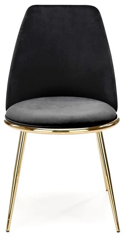 Scaun de bucaterie Louis, negru