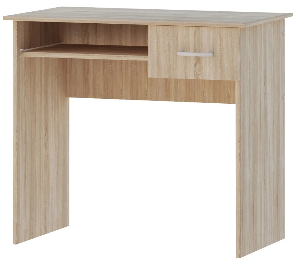 Birou Carp, 1 Sertar, Stejar Sonoma, 85 x 50 x 75 cm