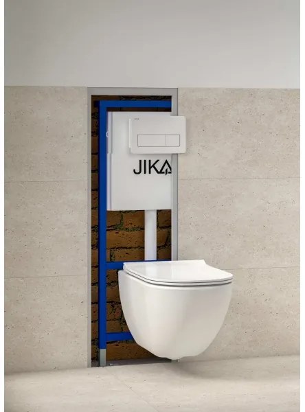 JIKA H8936620000001 - Buton de comandă pentru rezervor WC DUAL PRO, alb