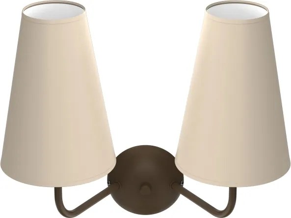 Lampă de perete GRENADA, 2x E14, 15W, 230V, bej