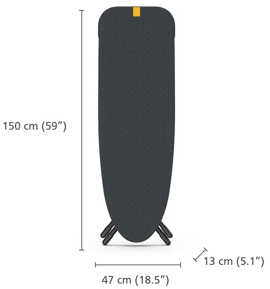 Masă de călcat 135x45 cm Glide Max Plus – Joseph Joseph