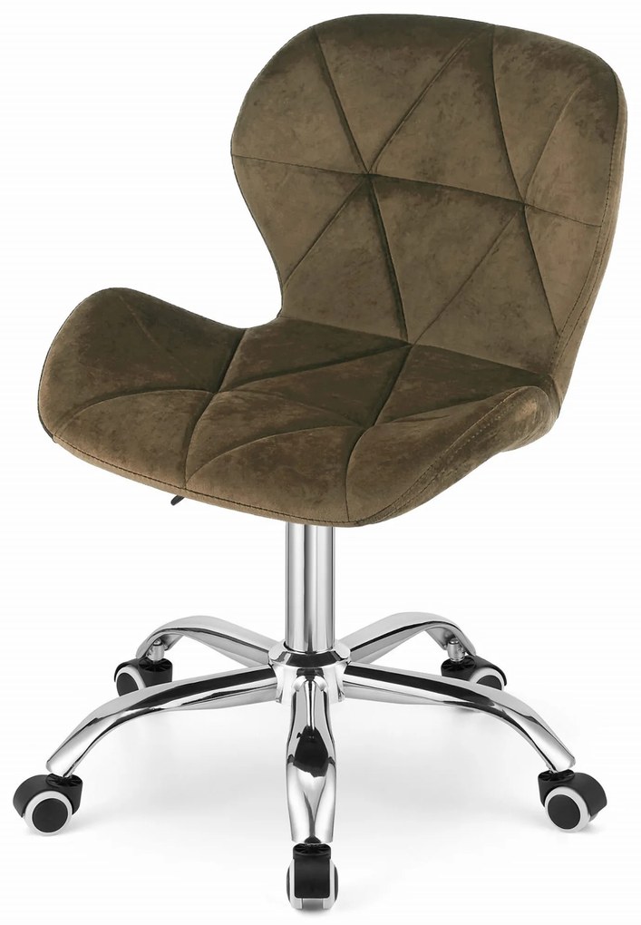 Scaun de birou AVOLA VELVET maro