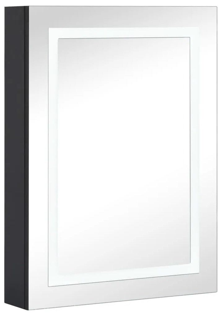 325543 vidaXL Dulap de baie cu oglindă și LED-uri, 50x13x70 cm