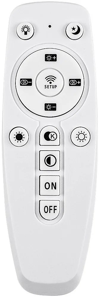 Lustra LED cu telecomanda cu 3 inele metal negru Isaure