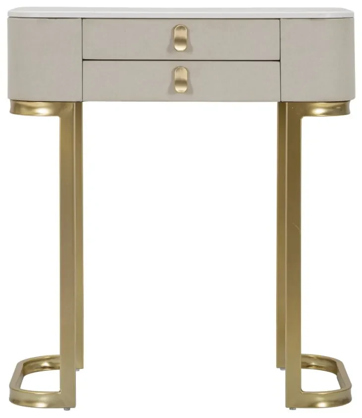 Mauro Ferretti Consola Cu 2 Sertare Beauty cm 70X40X80 | Aosom Romania