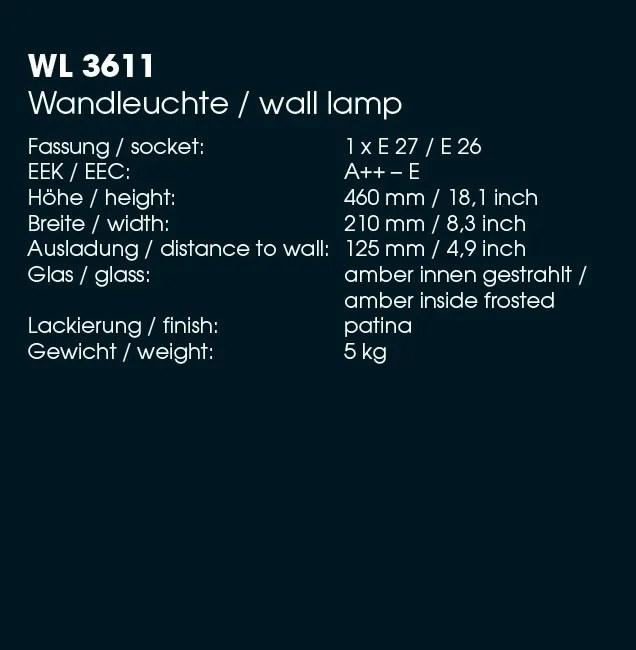 Aplica 1/2 iluminat exterior din fier forjat design rustic WL 3611