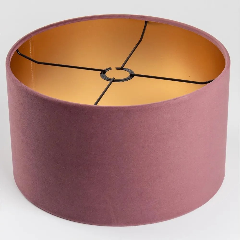 Abajur de rezervă pentru candelabrul ZWIS, Ø 38 cm, roz/auriu
