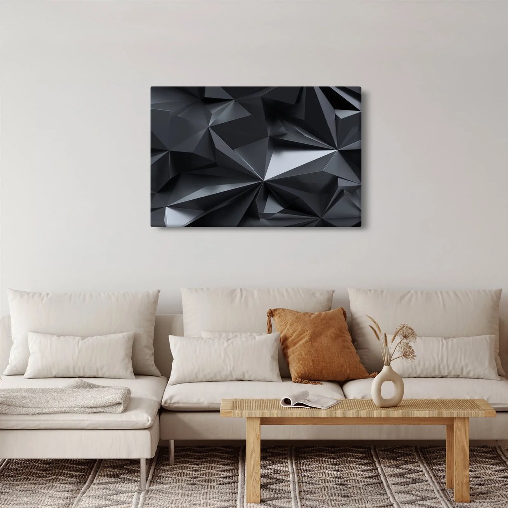 Tablou - Abstracție geometrică (90x60 cm)