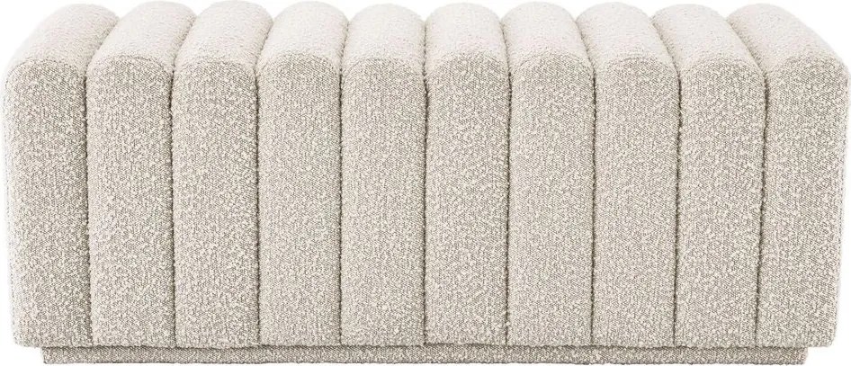 Bancheta design LUX Bente, boucle crem 115494 HZ