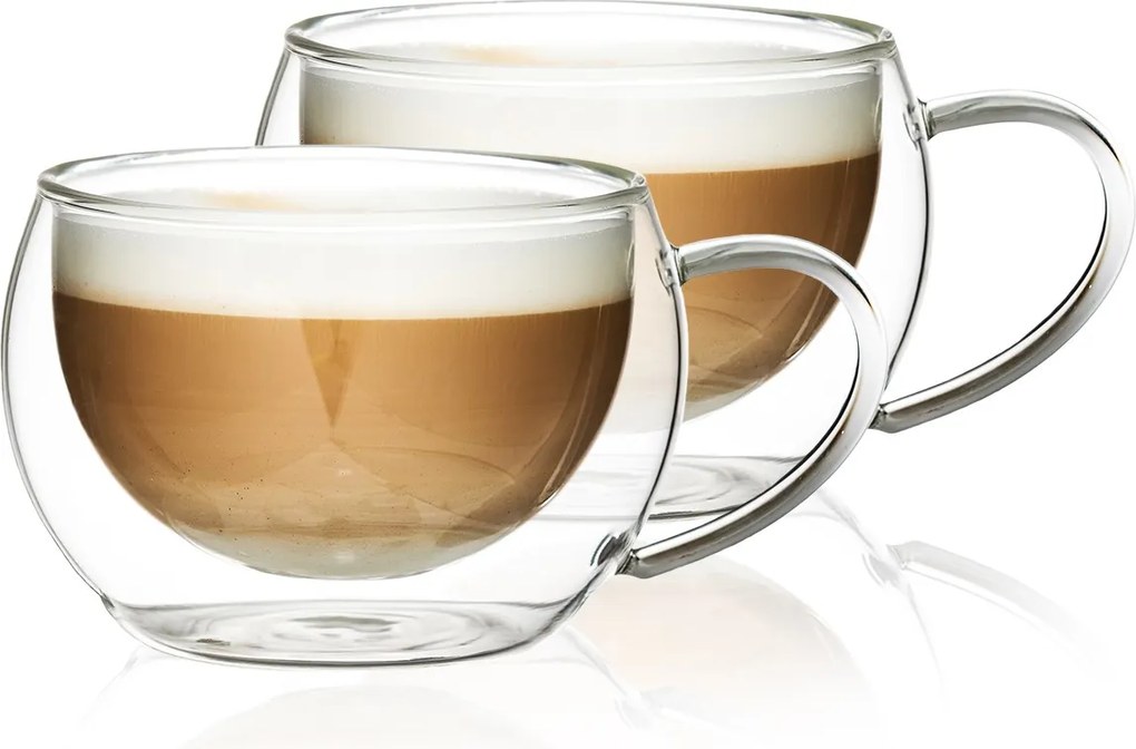 Pahare termo pentru cappuccino 4Home Hot&Cool Cool 270 ml, 2 buc.