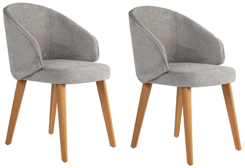 Set de scaune de sufragerie Bentley Grey and DarkOak, 2 buc.