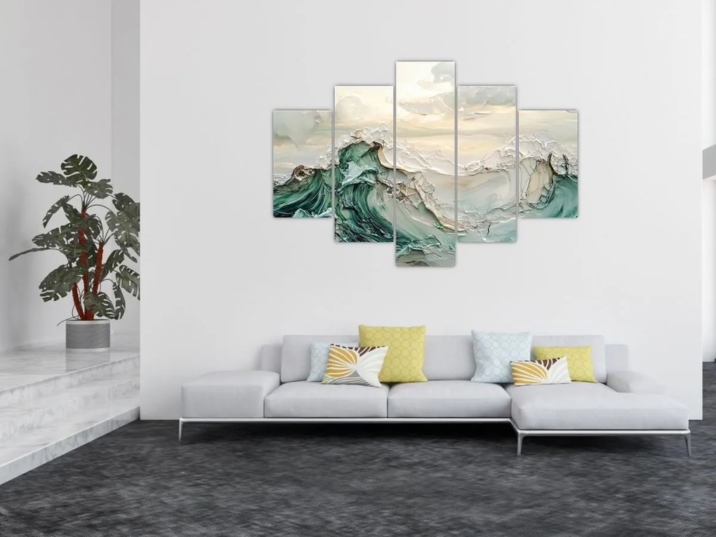 Tablou - Abstracție Marină 3D (150x105 cm)