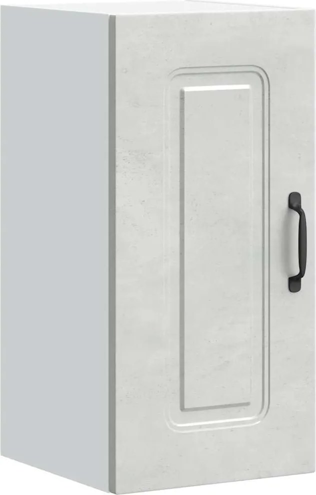 vidaXL Dulap de bucătărie „Kalmar” Lemn prelucrat gri beton