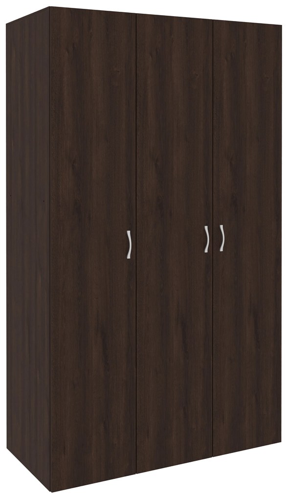 Dulap Nero, 3 Usi, Stejar Bronz, 120 x 52 x 200 cm