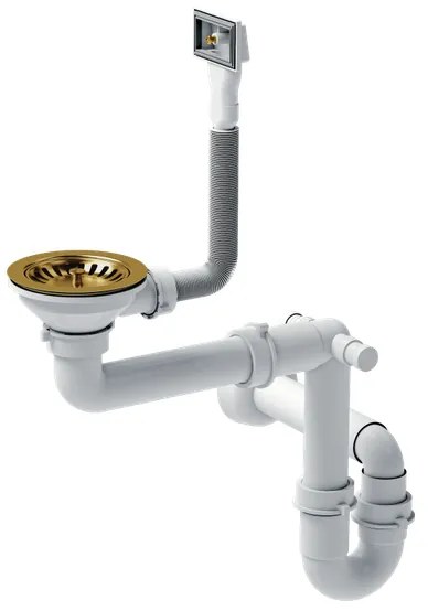 Chiuveta inox ANTHONY 50 auriu