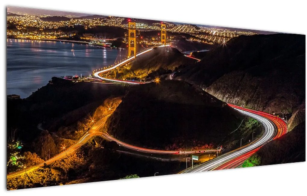 Tablou - Golden Gate Bridge (120x50 cm)