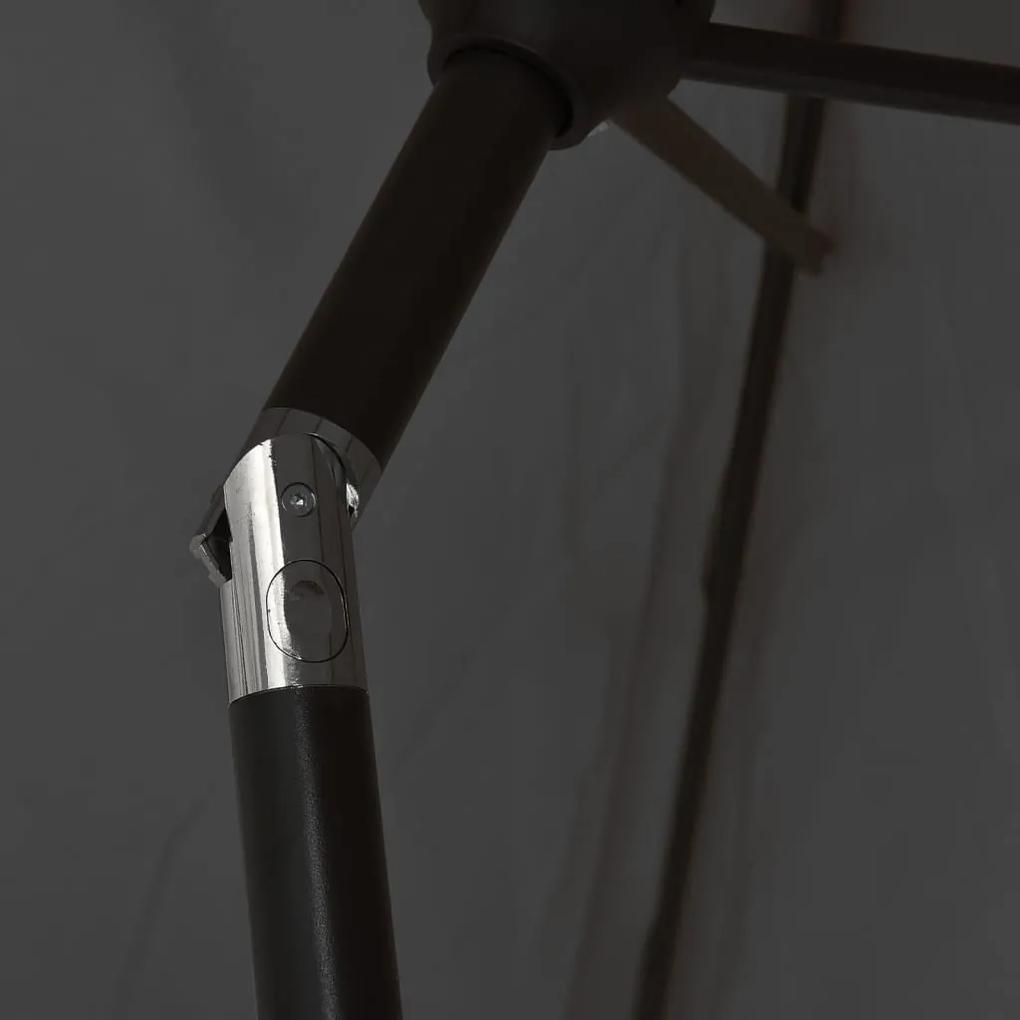 Umbrela de soare, antracit, 200 x 211 cm, aluminiu Antracit