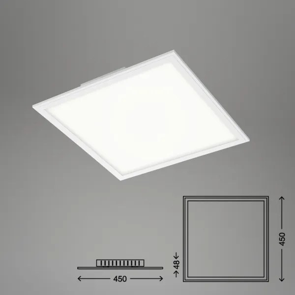 Plafonieră LED dimabilă PIATTO LED/24W/230V Briloner 7179-016 + telecomandă