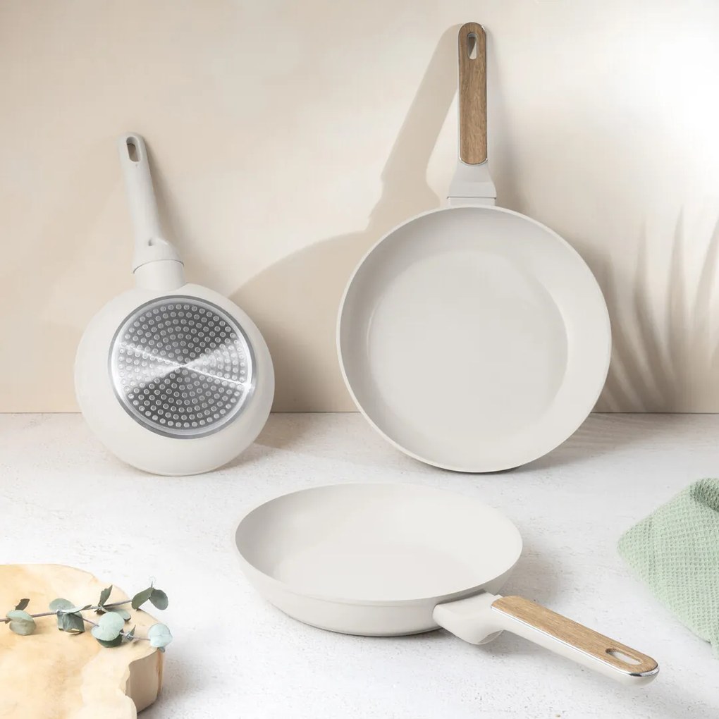 BerlingerHaus Set de tigaie cu suprafață din titan Sahara Nordic, 3 buc.