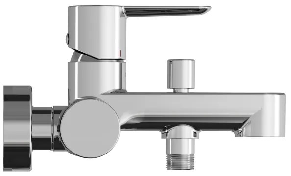 Ravak X070169 - baterie pentru cadă PURI, crom lucios