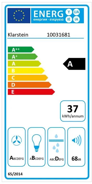 Vinea, hotă cu recirculare, 60cm 610m³/hset de filtru cu carbune activ, negru