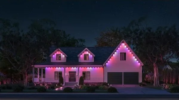 Philips Hue FESTAVIA - Șir exterior LED RGBW dimabil, extensibil, 16xLED 9m IP65