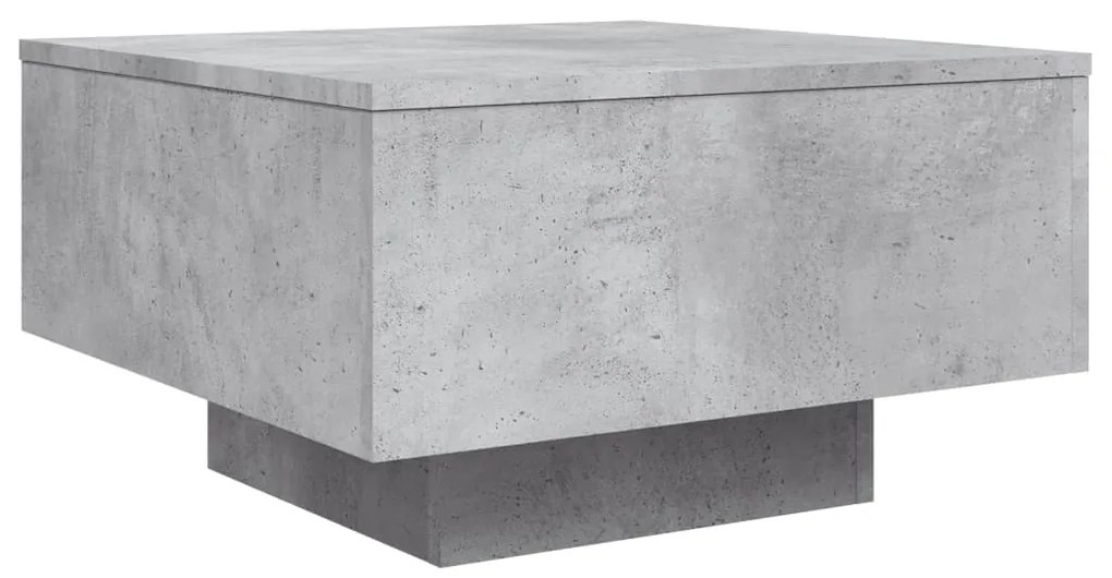 836570 vidaXL Măsuță de cafea, gri beton, 55x55x31 cm, lemn prelucrat