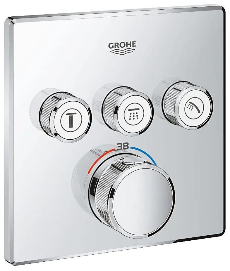GROHE 29126000 - Baterie termostatată GROHTHERM SmartControl, crom lucios