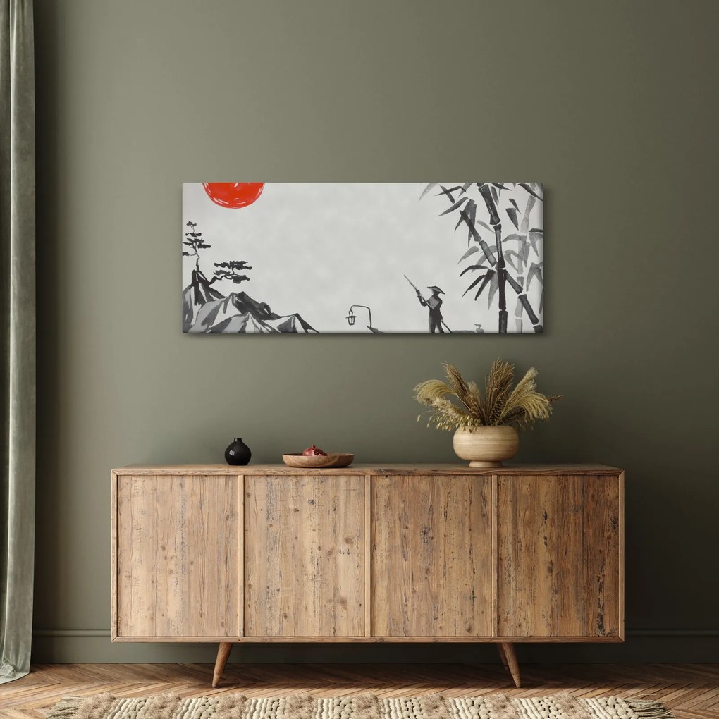 Tablou - Munții Fuji (120x50 cm)
