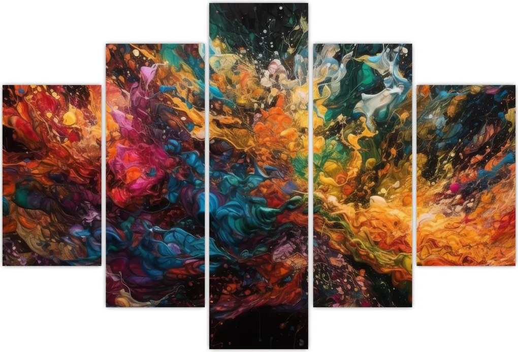 Tablou - Abstracția culorilor II. (150x105 cm)