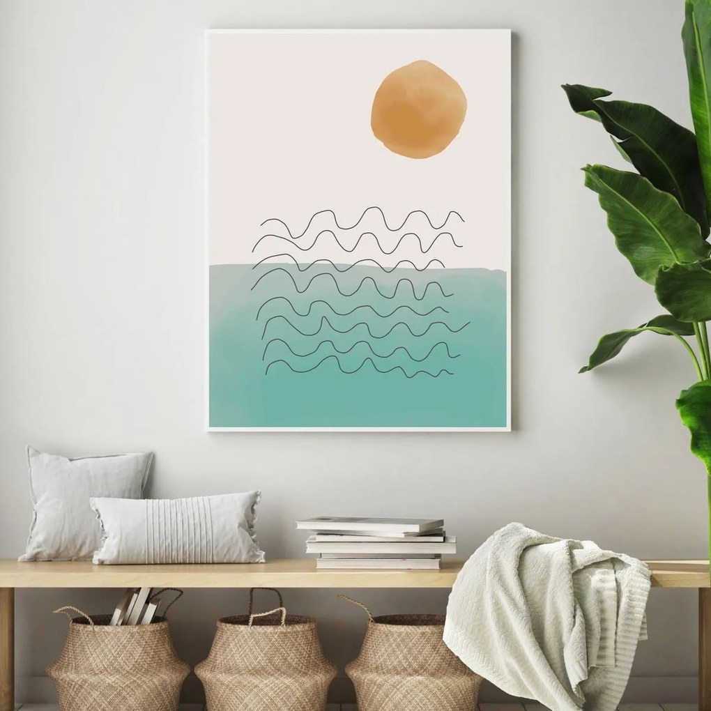 Poster - Abstracție pictată (A4)